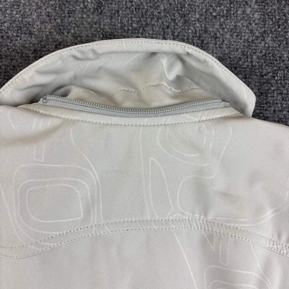 LOLE Women’s Light Grey Glowing Jacket Soft Shell Trench Coat size: XS (2-4) - Picture 3 of 8